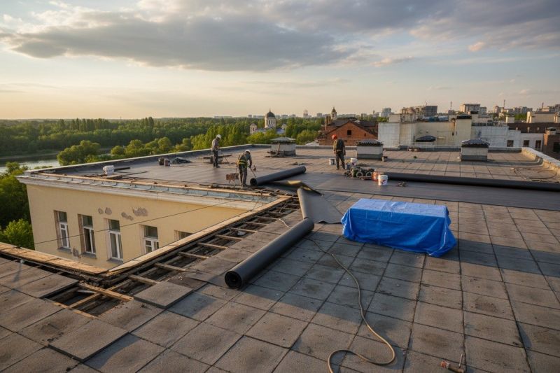 Flat Roof Replacement in Bowie, MD